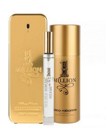 Paco Rabanne Million Sæt 100 Edt Deodorant Spray Travel Spray