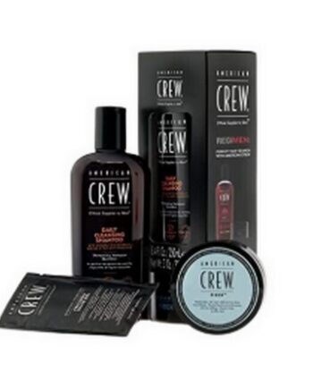 American Crew Kit Fiber Wax   Daily Cleansing Shampoo