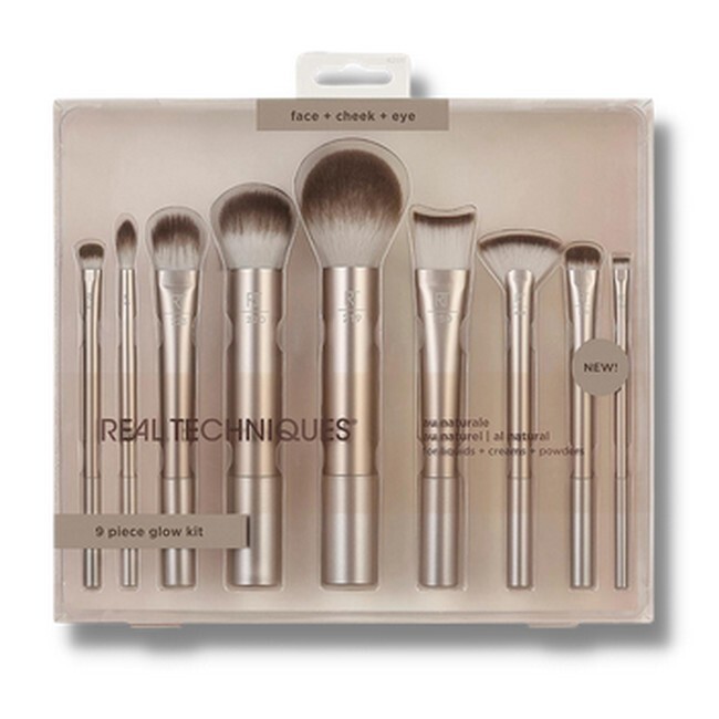 Real Techniques Naturel Complete Brush Kit Makeupbørstesæt