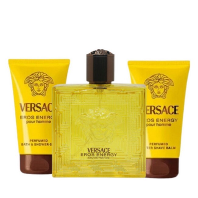 Versace Eros Energy Eau Parfum Sæt Showergel Aftershave