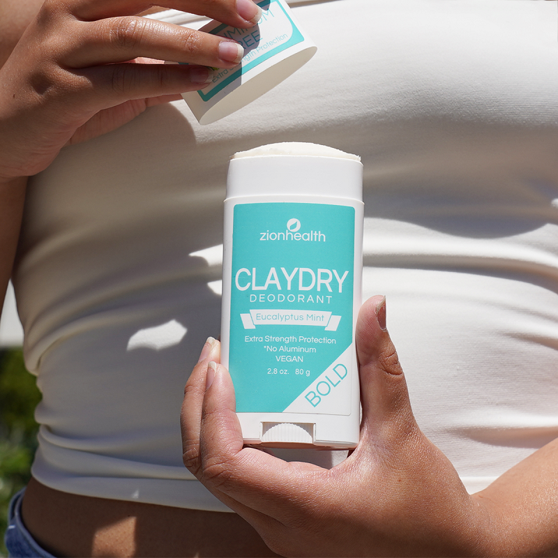 Zionhealth Bio Claydry Deodorant Eucalyptus Mint
