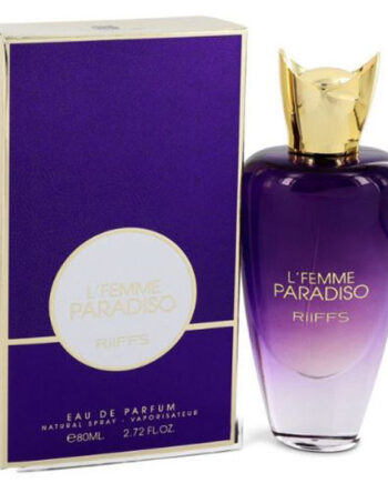 Riiffs Eau Parfum Natural Spray Femme Paradiso 80ml