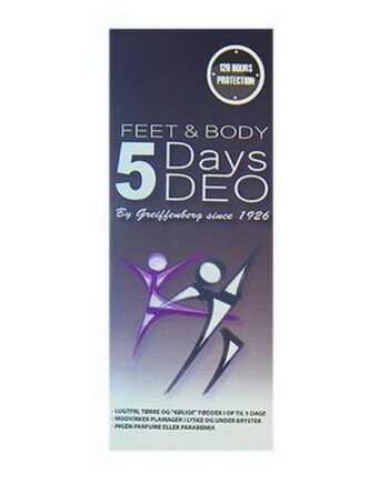 Safety5 Days Deo Feet   Body Deodorant