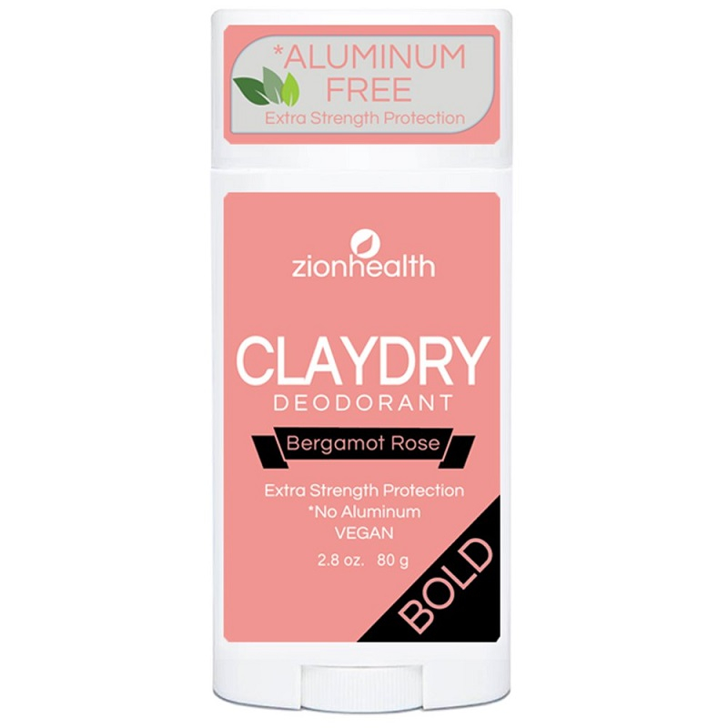 Zionhealth Bio Claydry Deodorant Bergamot Rose 80g