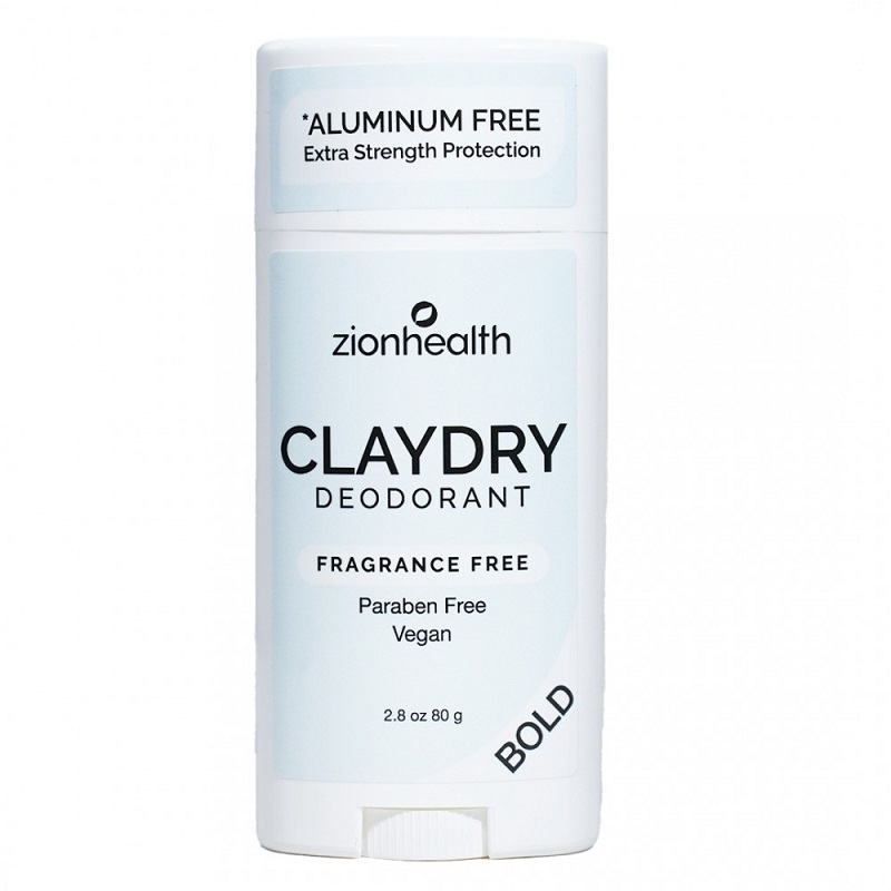 Zionhealth Bio Claydry Deodorant Fragrance Free 80g