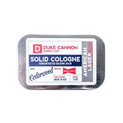 Duke Cannon Solid Parfume American Lager