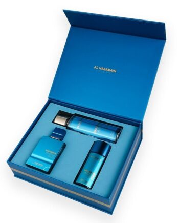 Haramain Amber Oud Aqua Dubai Gaveæske