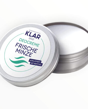 Klar Seifen Deodorant Creme Mint   Menthol