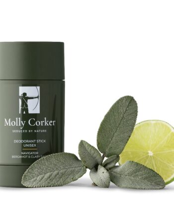 Molly Corker Natural Deodorant Stick Bergamot  Clary Sage Navigator