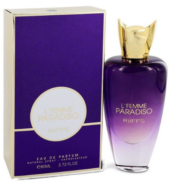 Riiffs Eau Parfum Natural Spray Femme Paradiso 80ml
