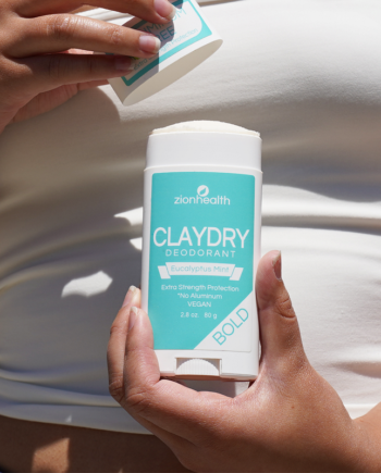 Zionhealth Bio Claydry Deodorant Eucalyptus Mint