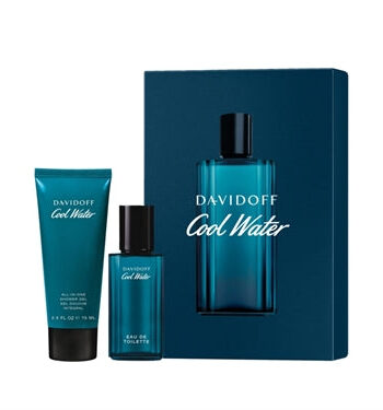 Davidoff Cool Water Eau Toilette  All One Shower Gel Gavesæske