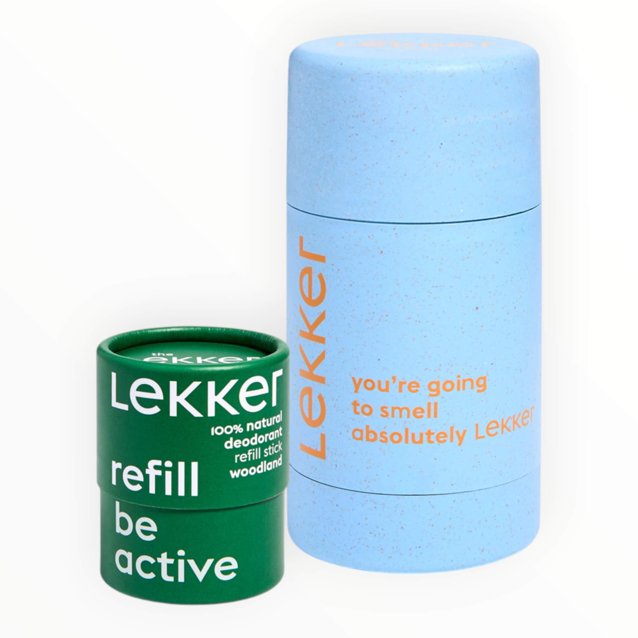 The Lekker Company Deodorant Stick Refill Starter Set Active