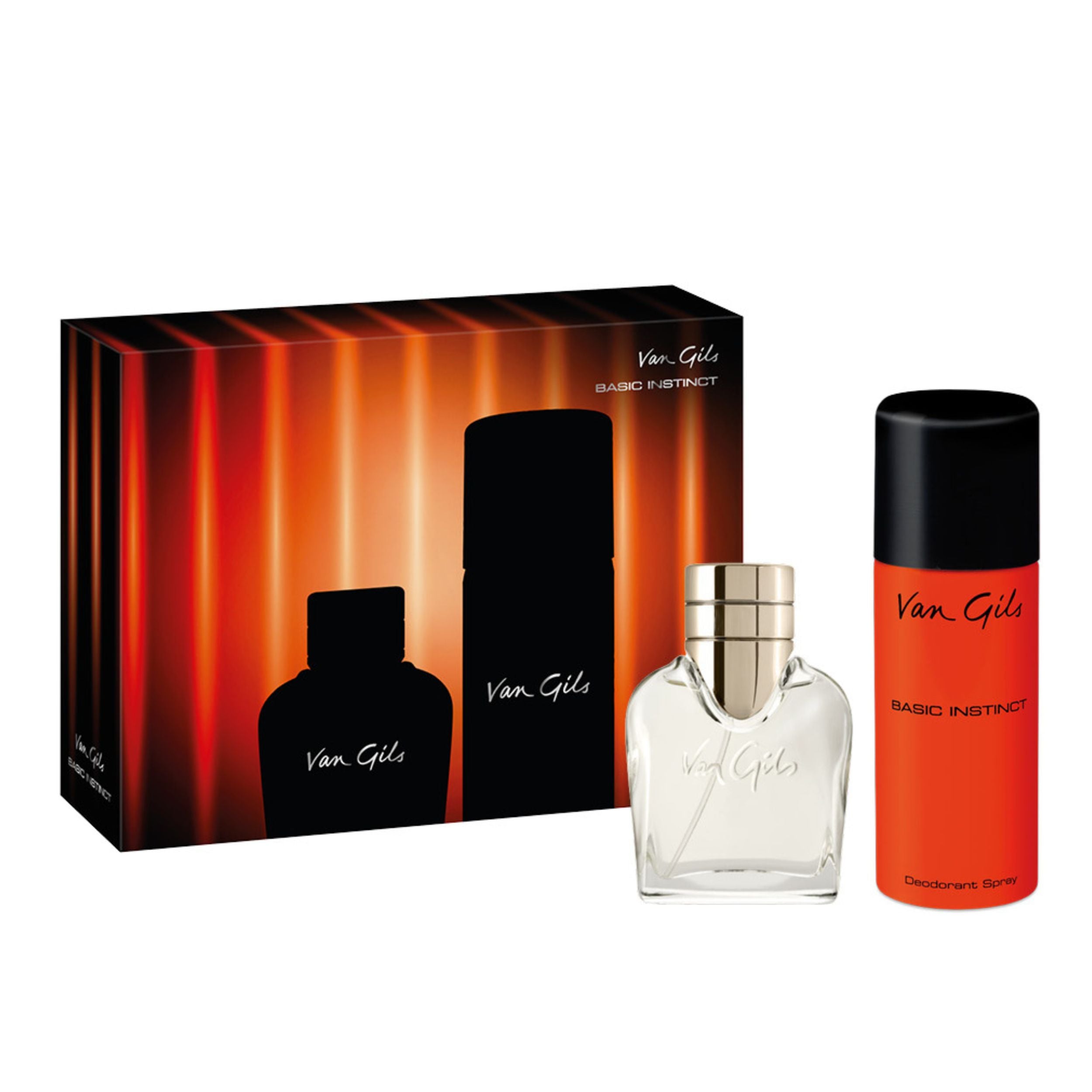 Van Gils Basic Instinct Eau Toilette Deodorant Spray 150 Gaveæske 150