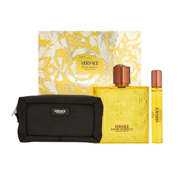 Versace Eros Energy Eau Parfum Sæt 100  Toilettaske